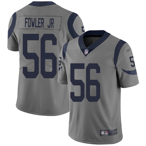 Los Angeles Rams Limited Gray Men Dante Fowler Jr Jersey NFL Football #56 Inverted Legend